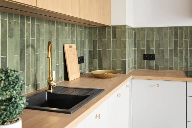 Ide Permukaan Dapur Hangat dengan Tampilan Berbeda dari Biasanya